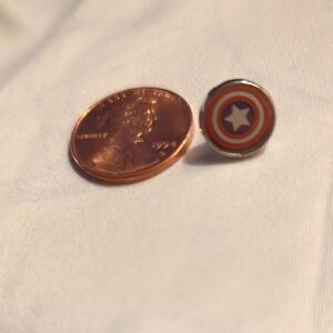 Marvel Captain America Single Earrings